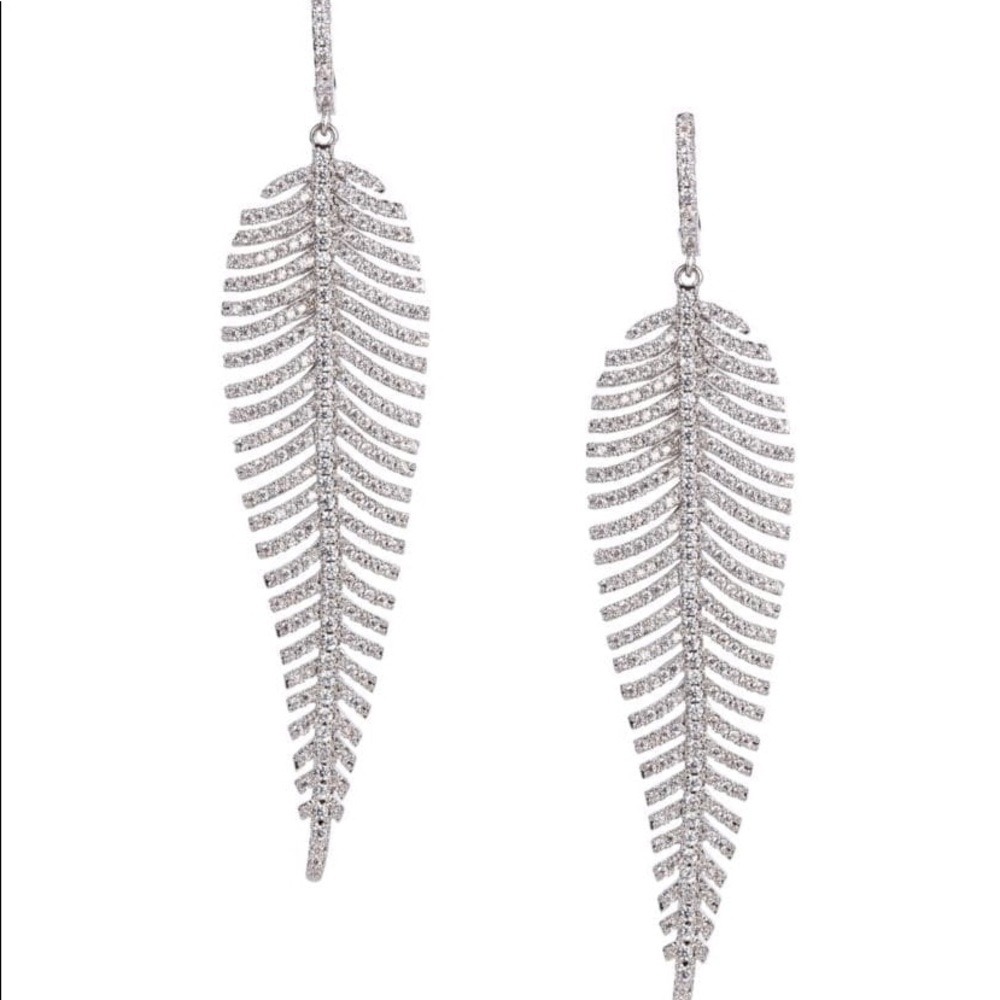 Crystal Drop Earrings NIB